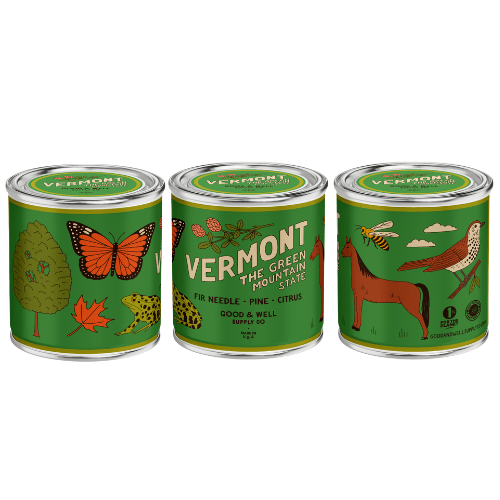 Vermont State Candle - North Drinkware