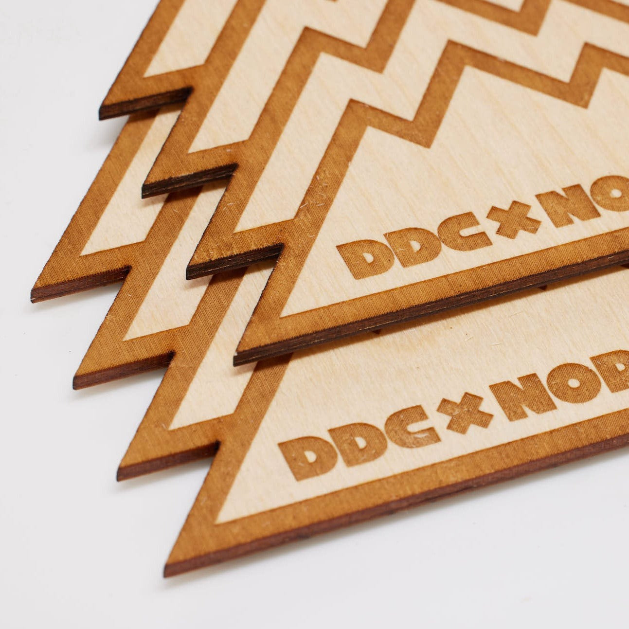 0 Thick Lines Coaster  - Set of Two DDC_COAST_SET