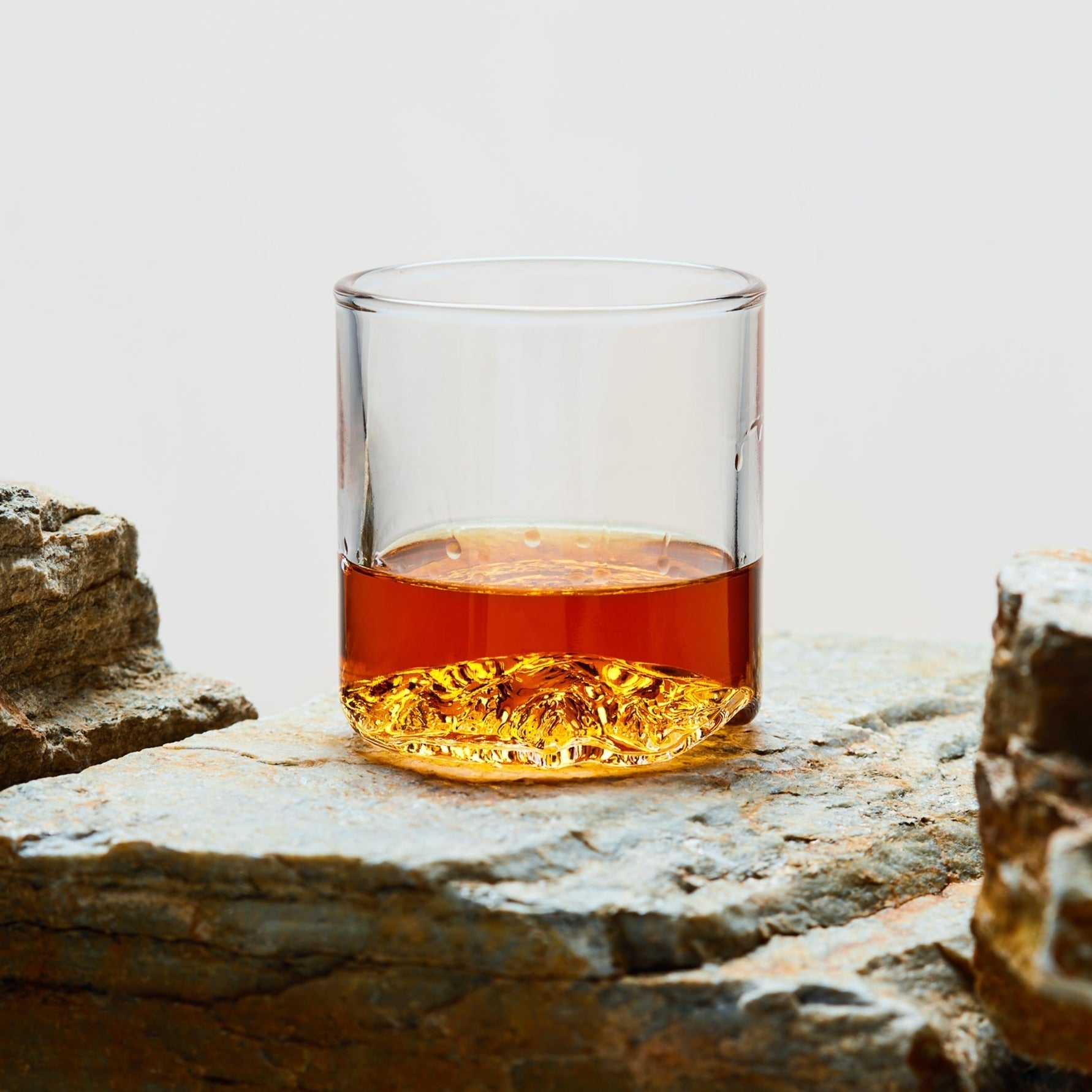The Wasatch Tumbler | Handblown Mountain Whiskey Glass Made in USA