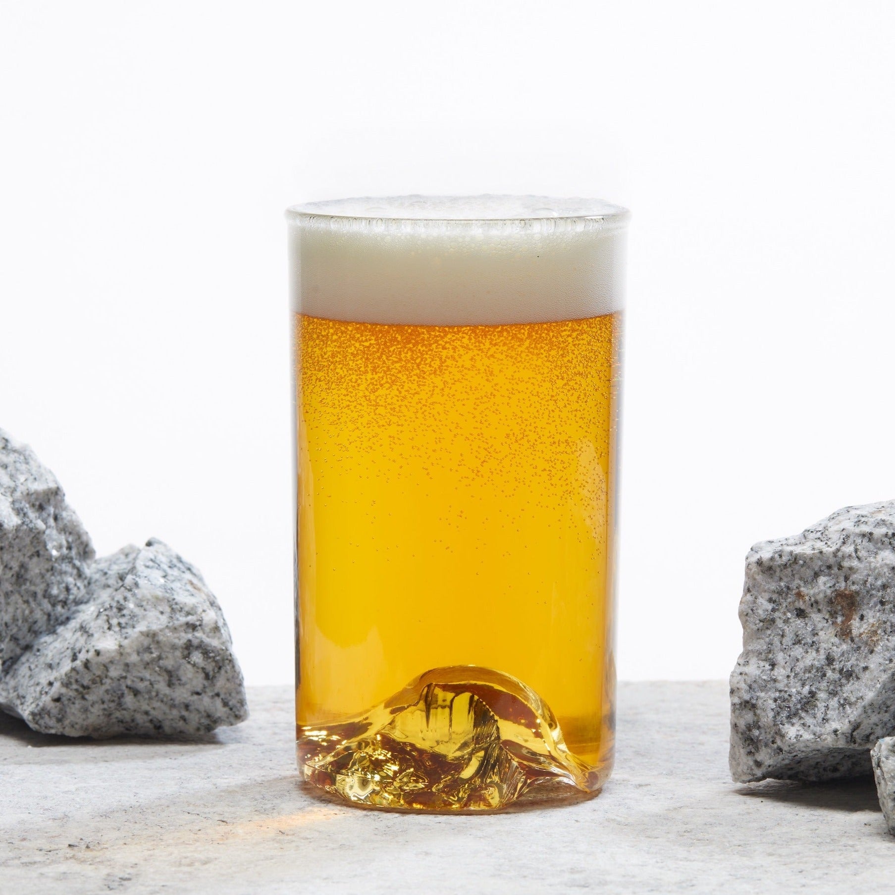The New Half Dome Pint | Handblown Mountain Beer Glass Made in USA