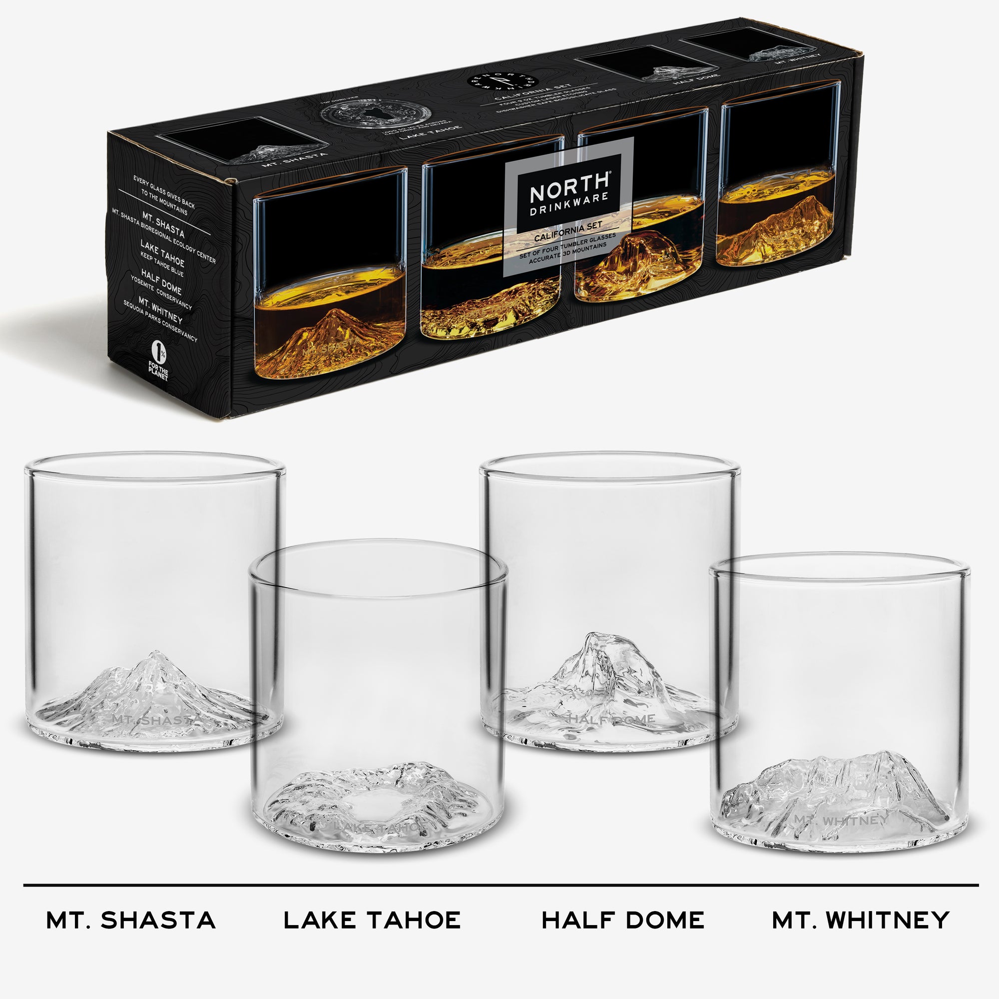 California Tumbler Set of 4