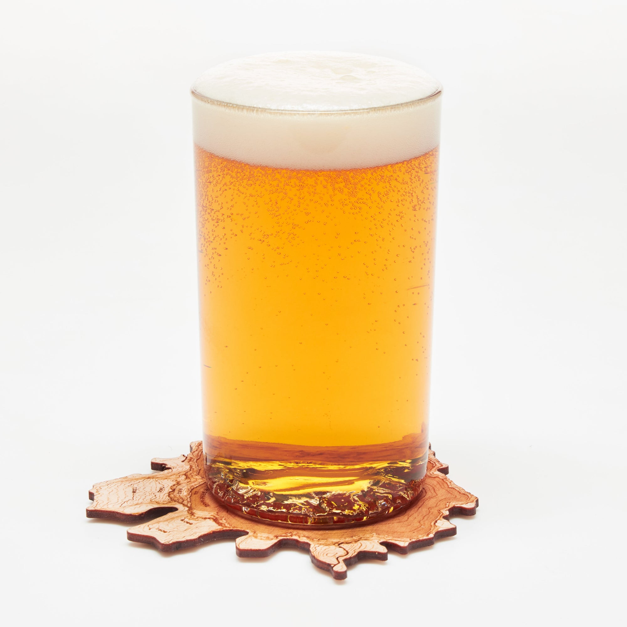 The Crater Lake Pint | Handblown Mountain Beer Glass Made in USA