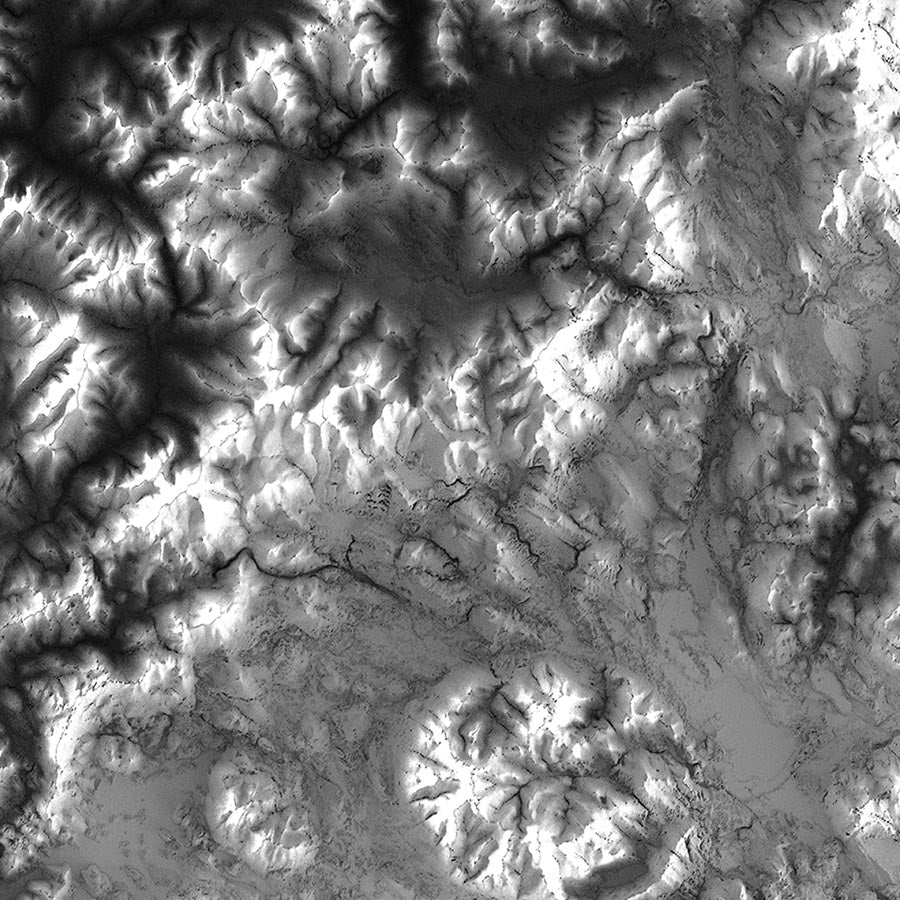 New Hampshire Elevation Map - No Frame