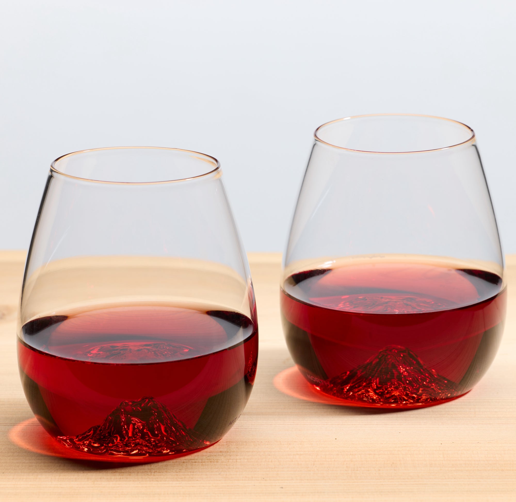 Mt. Rainier Wine Glass Set of 2