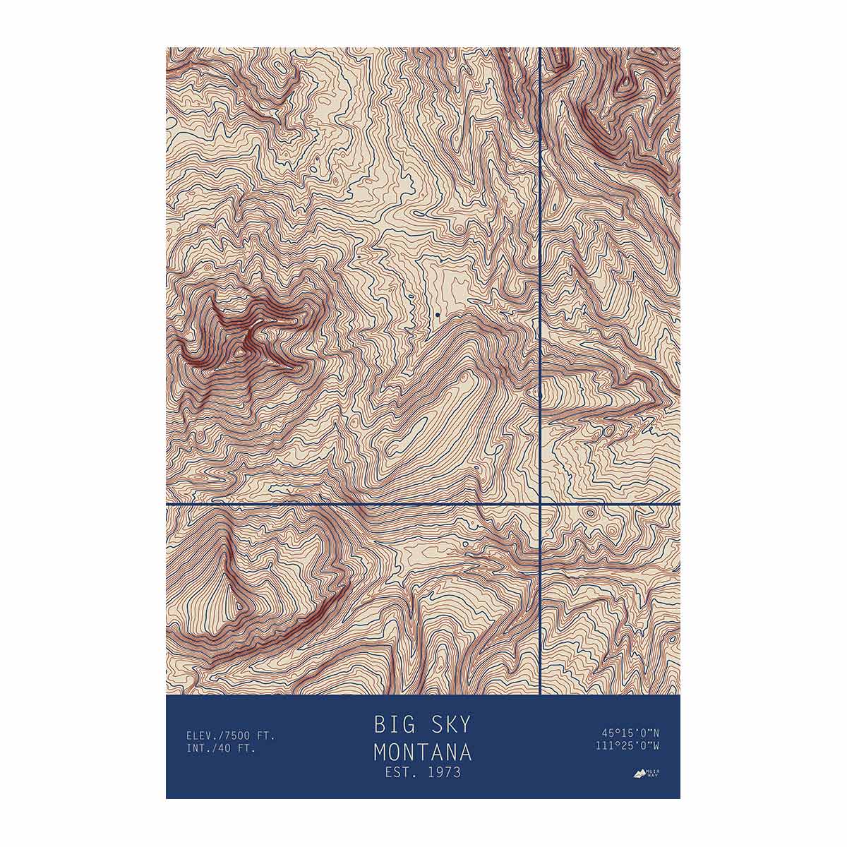 Big Sky, Montana - No Frame - North Drinkware