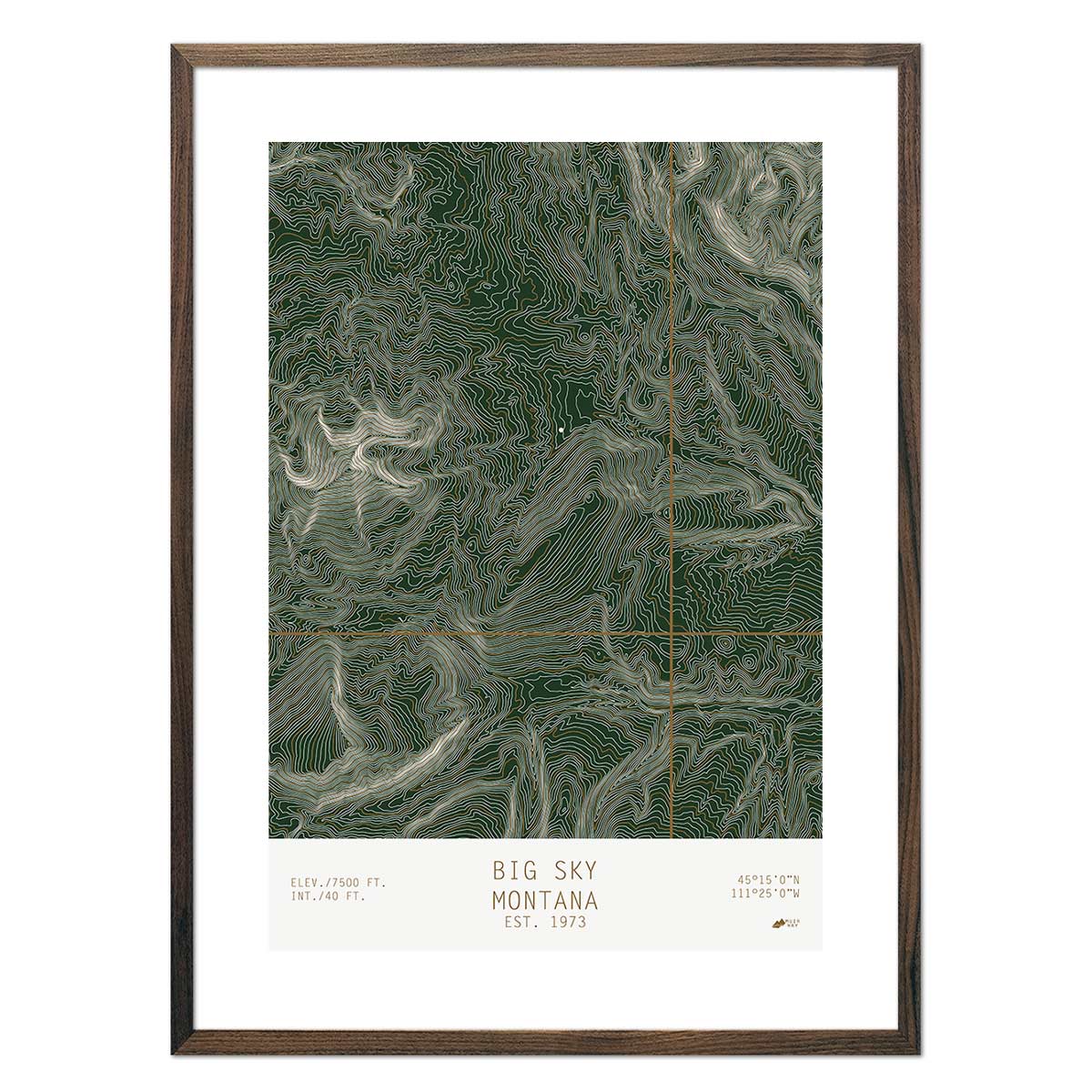 Big Sky, Montana - No Frame - North Drinkware