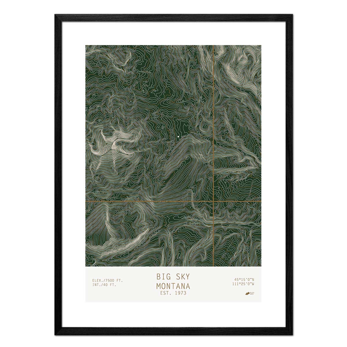 Big Sky, Montana - No Frame - North Drinkware