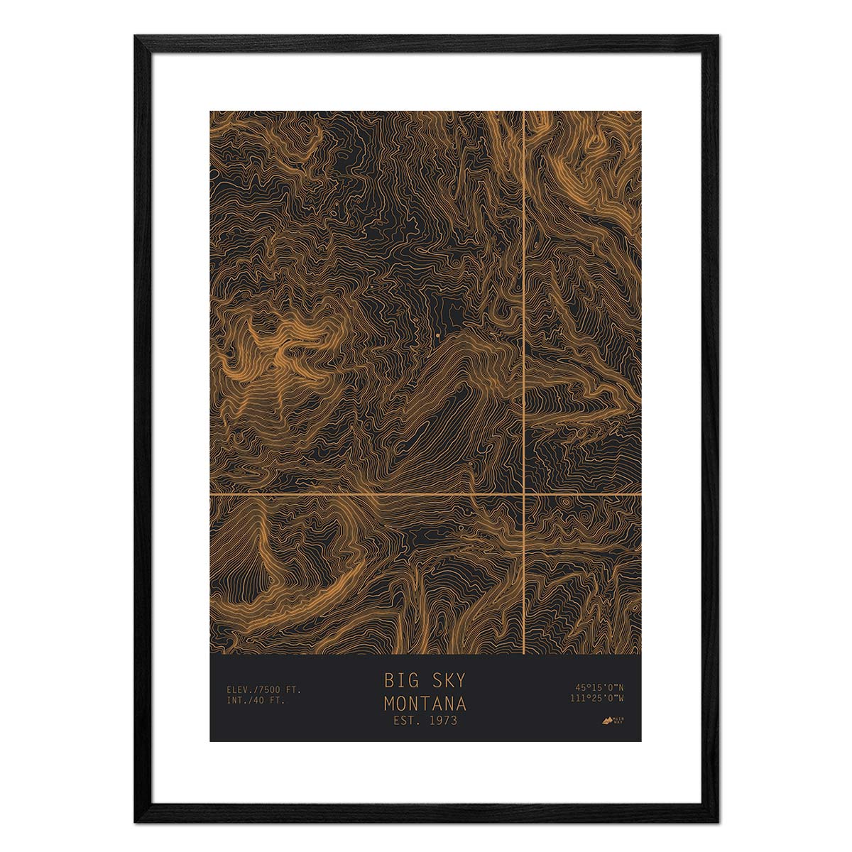 Big Sky, Montana - No Frame - North Drinkware
