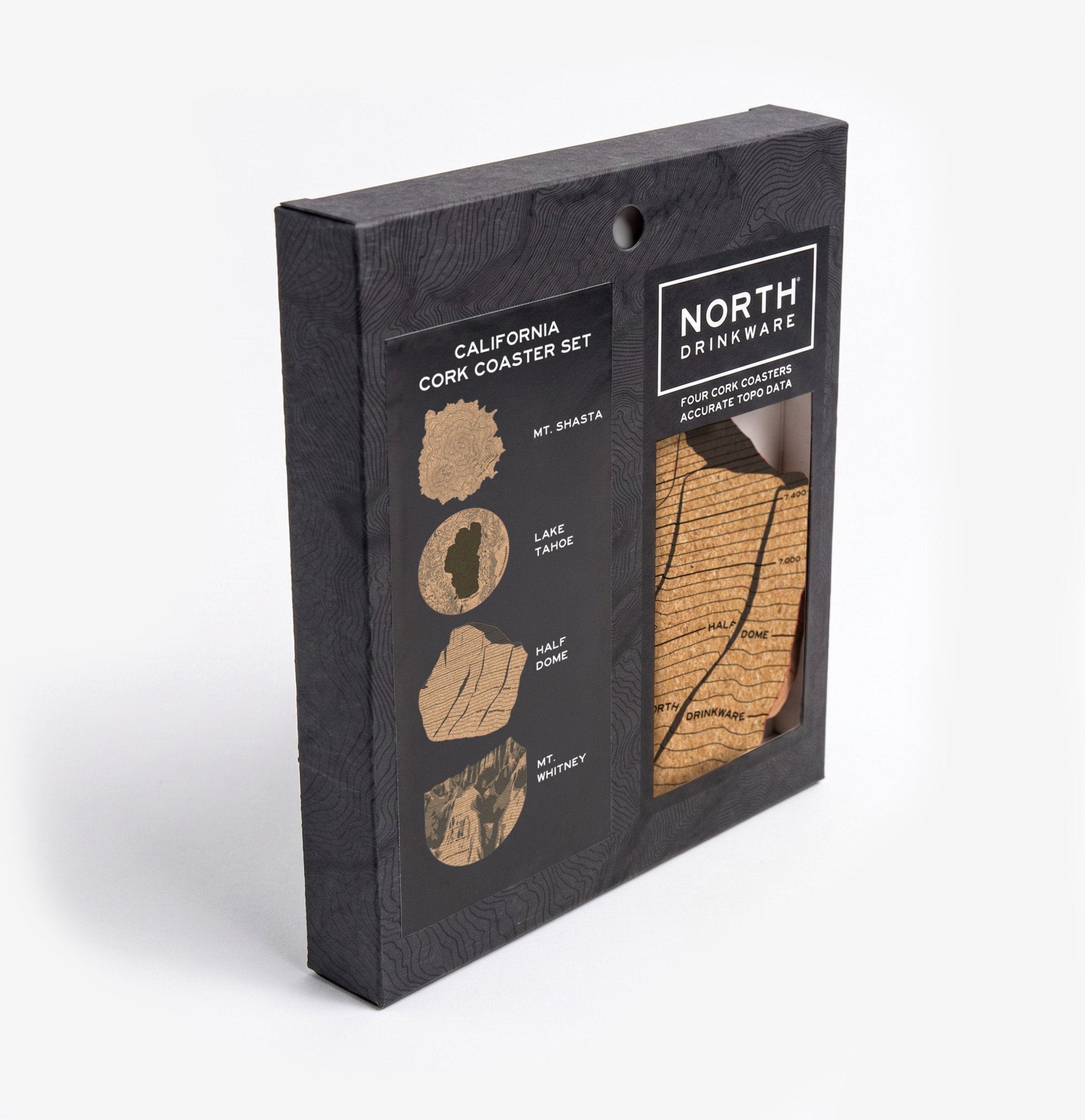 California Cork Coaster Set of 4 - North Drinkware