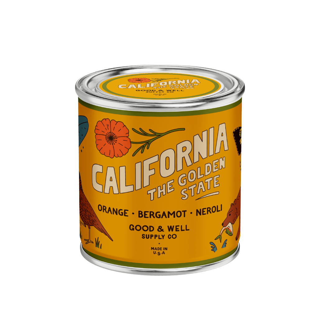 California State Candle - North Drinkware