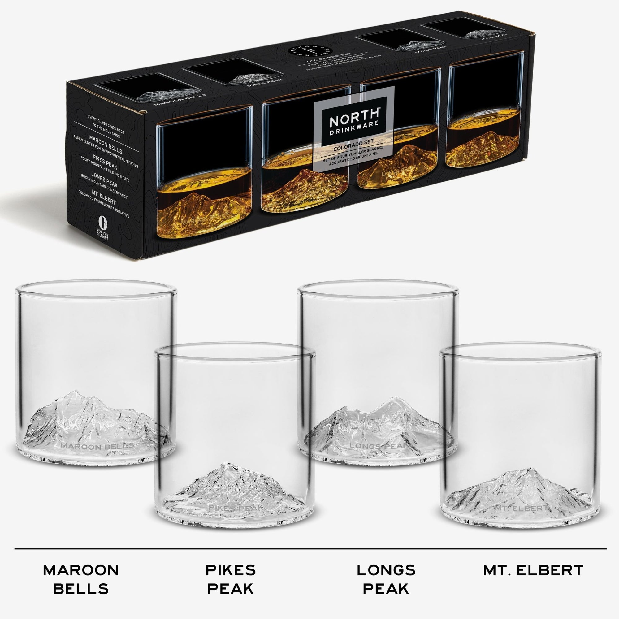Colorado Tumbler Set of 4 - North Drinkware