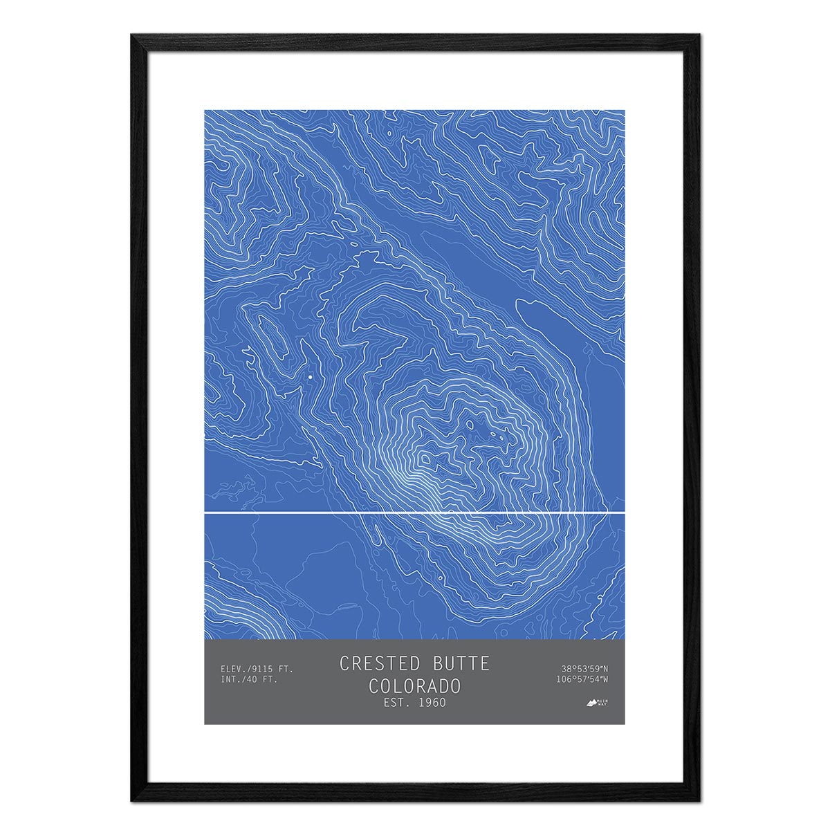Crested Butte, Colorado - No Frame - North Drinkware
