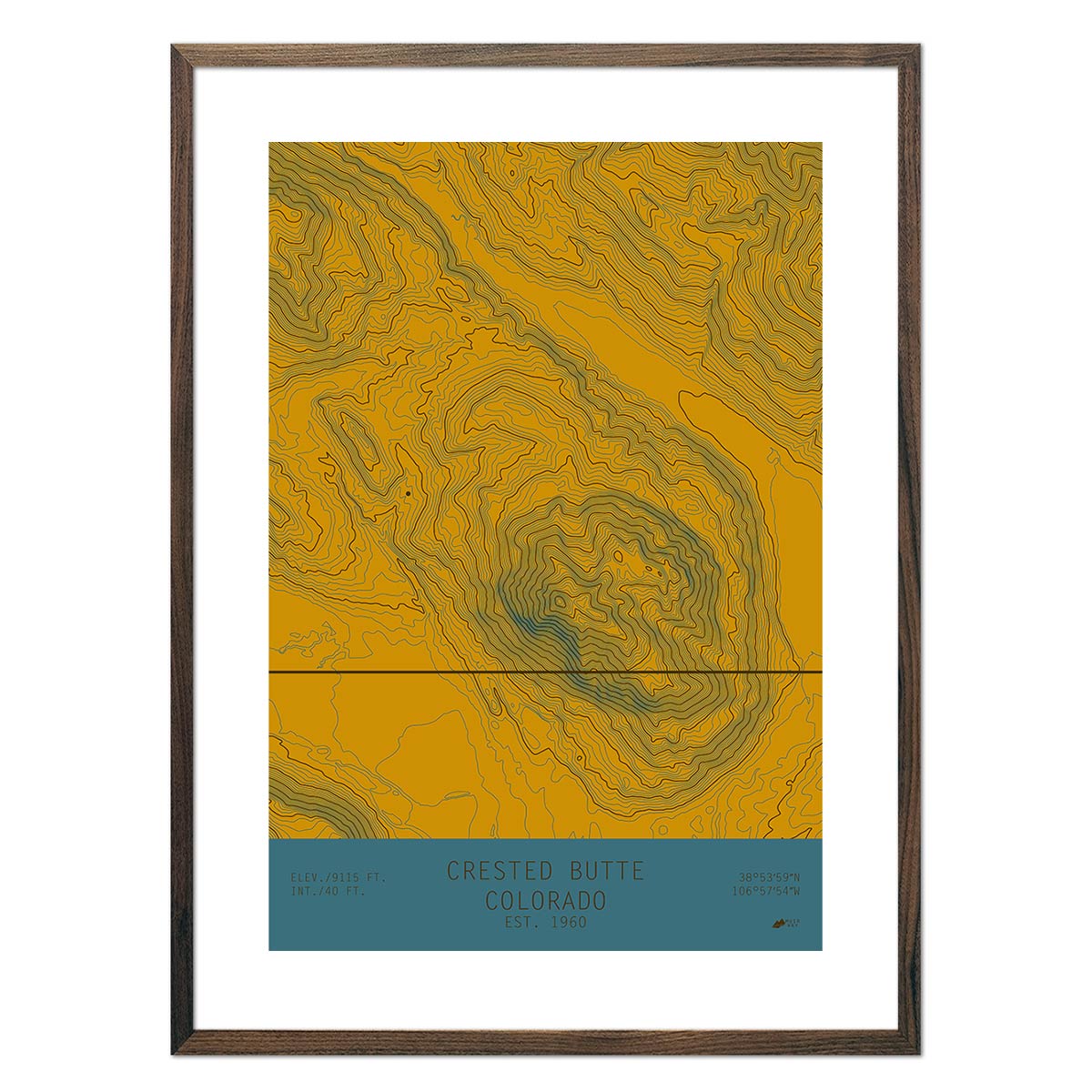 Crested Butte, Colorado - No Frame - North Drinkware
