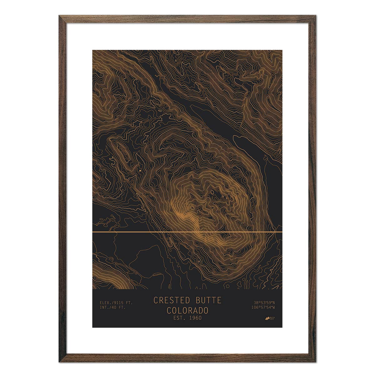 Crested Butte, Colorado - No Frame - North Drinkware