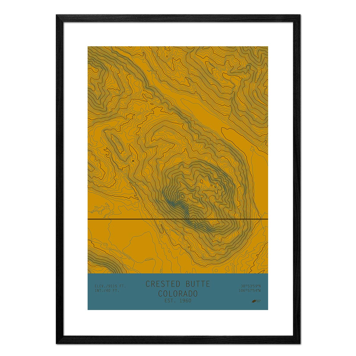 Crested Butte, Colorado - No Frame - North Drinkware