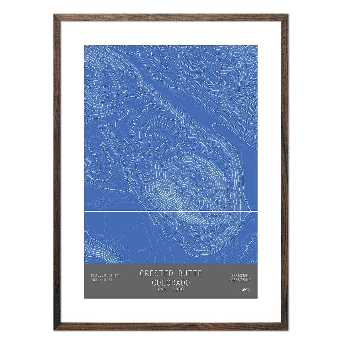 Crested Butte, Colorado - No Frame - North Drinkware