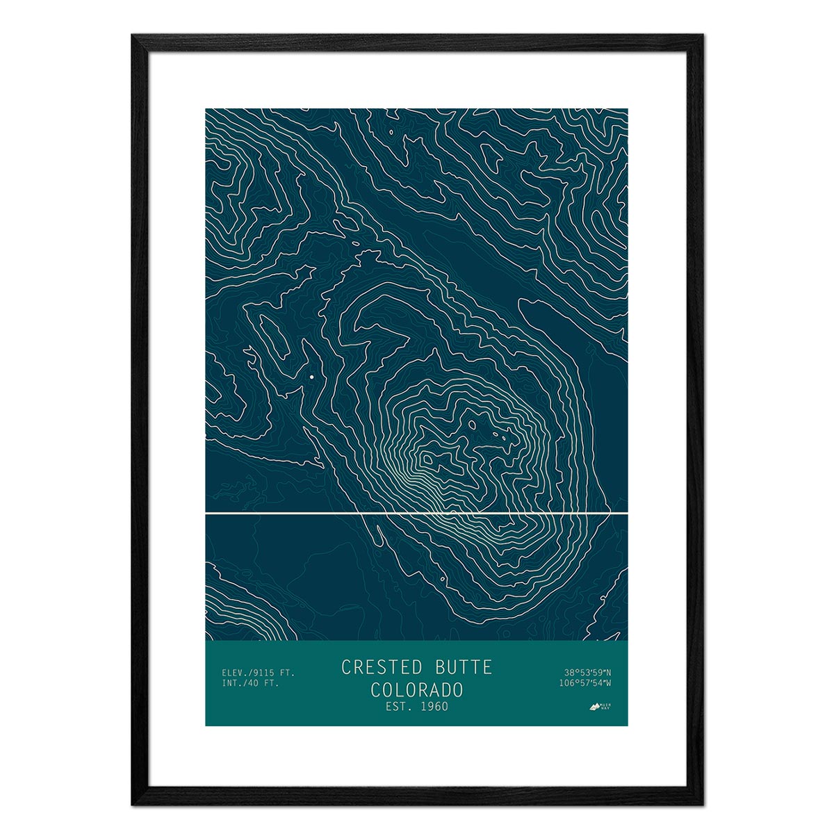 Crested Butte, Colorado - No Frame - North Drinkware