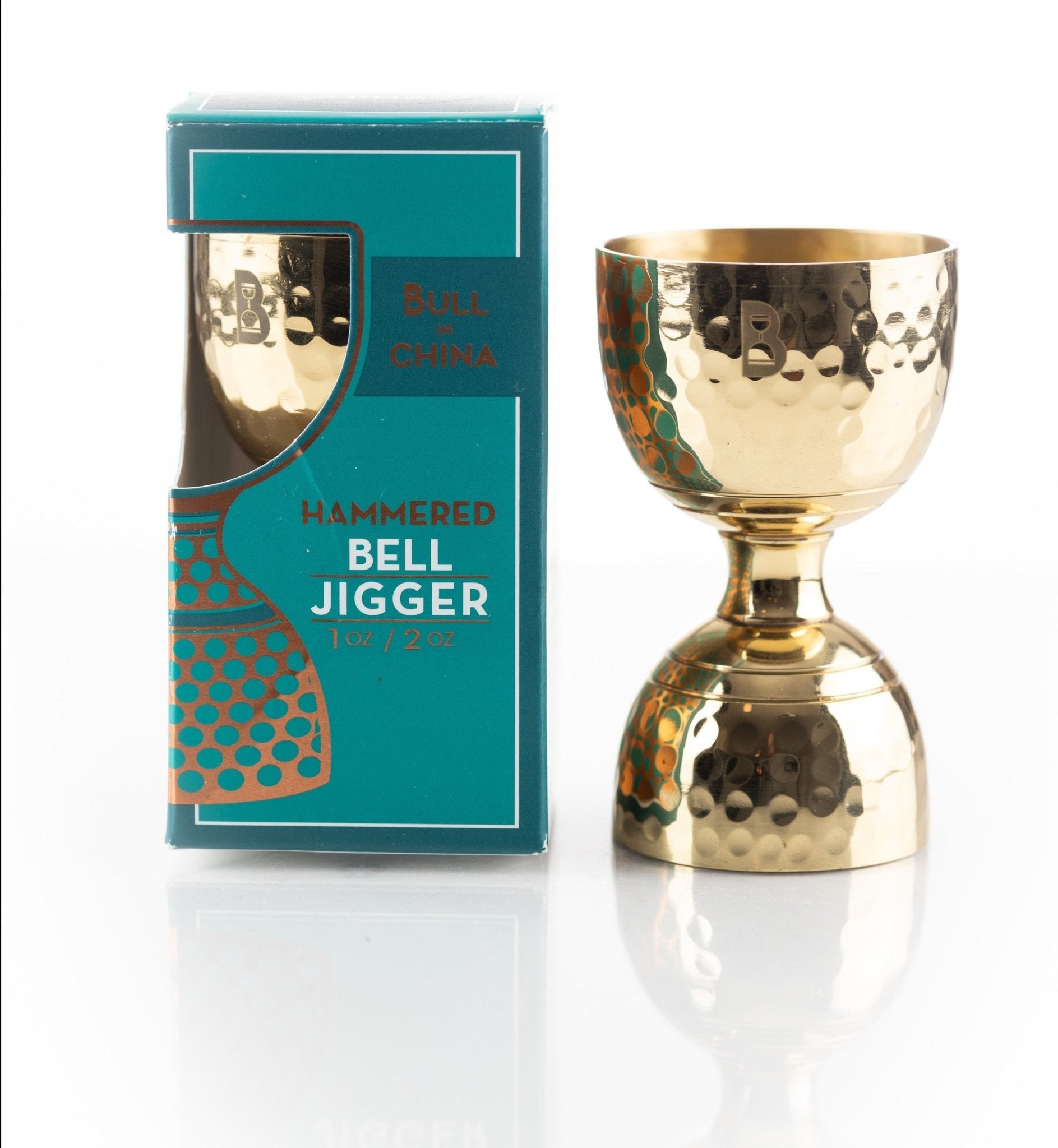 Hammered Bell Jigger - BIC Originals - North Drinkware