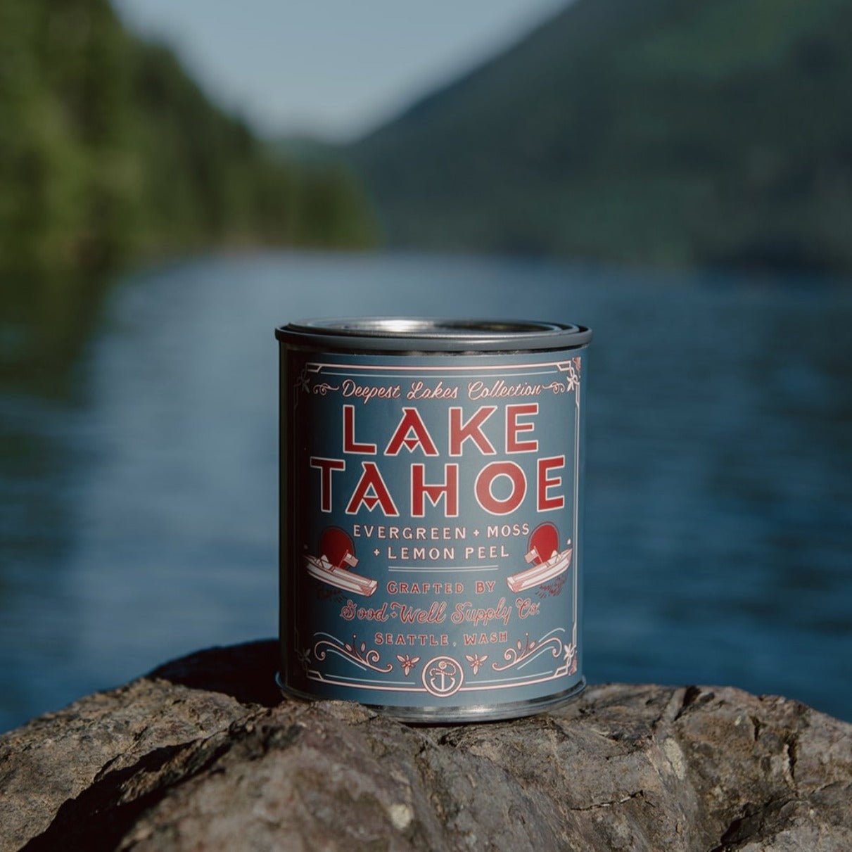 Lake Tahoe Candle - North Drinkware