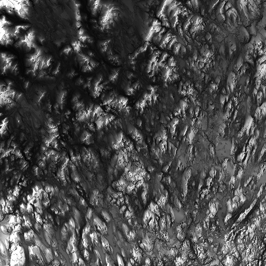 Maine Elevation Map - No Frame - North Drinkware