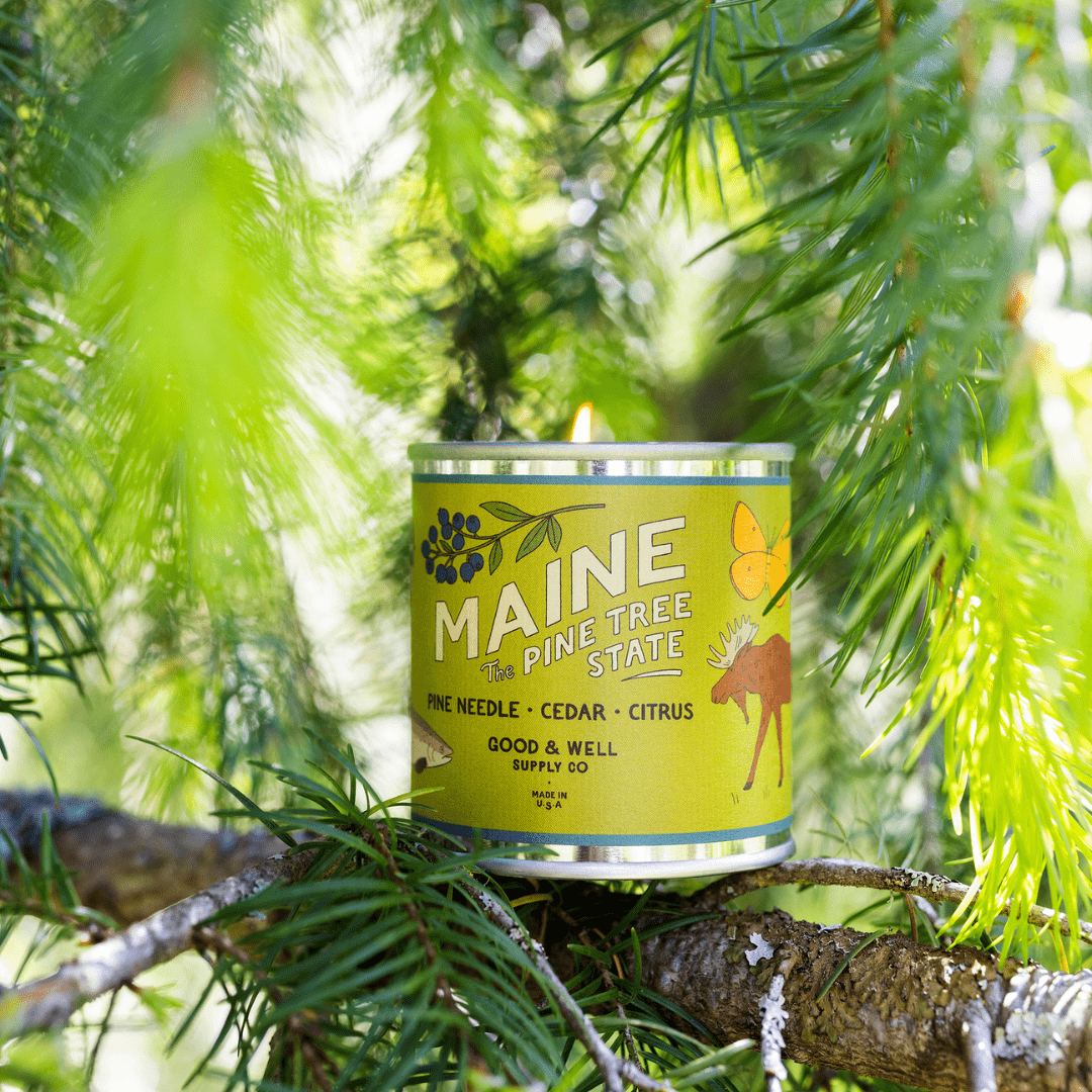 Maine State Candle - North Drinkware