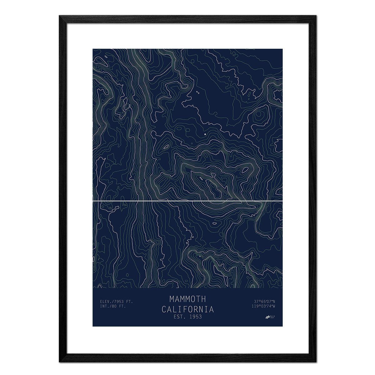 Mammoth, California - No Frame - North Drinkware