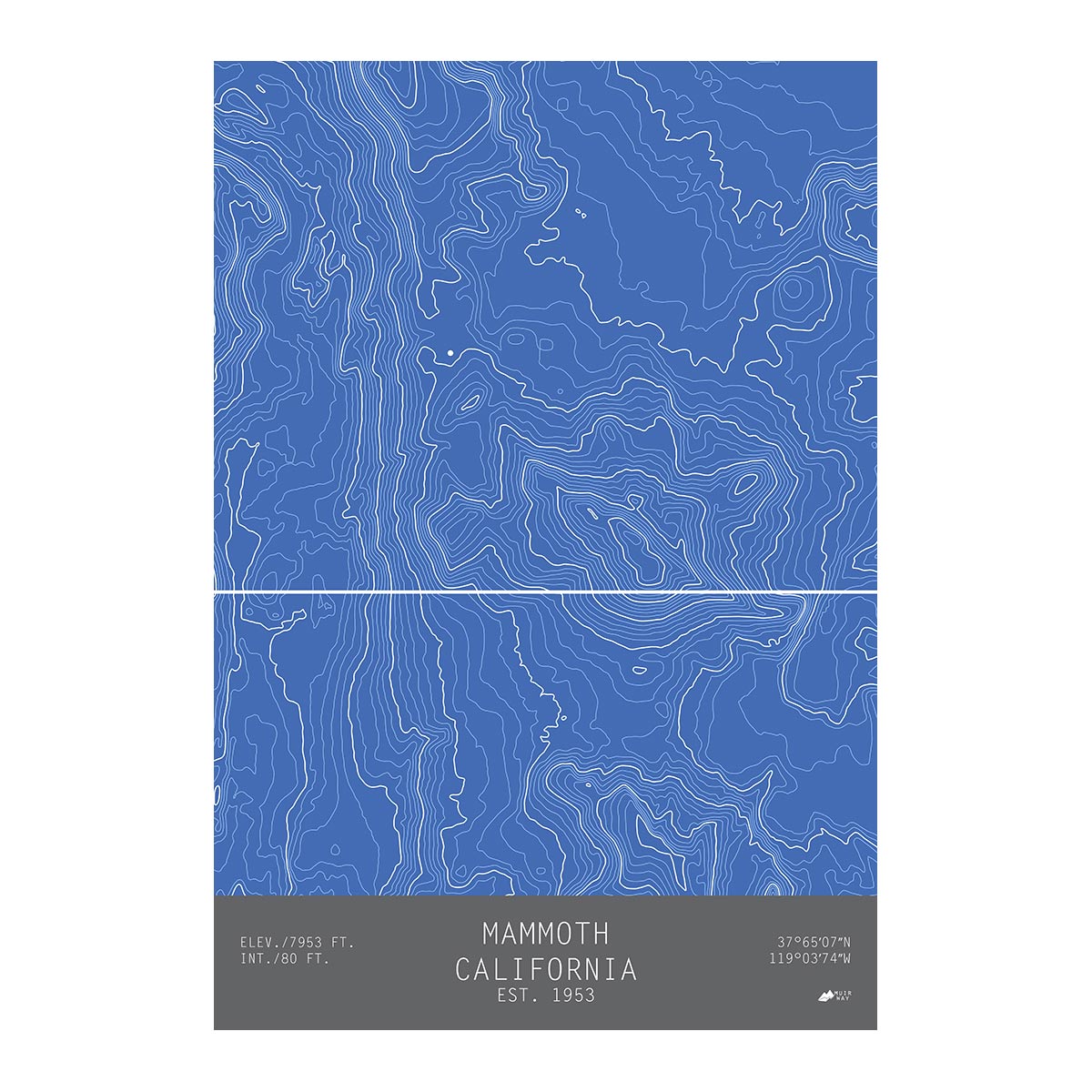 Mammoth, California - No Frame - North Drinkware