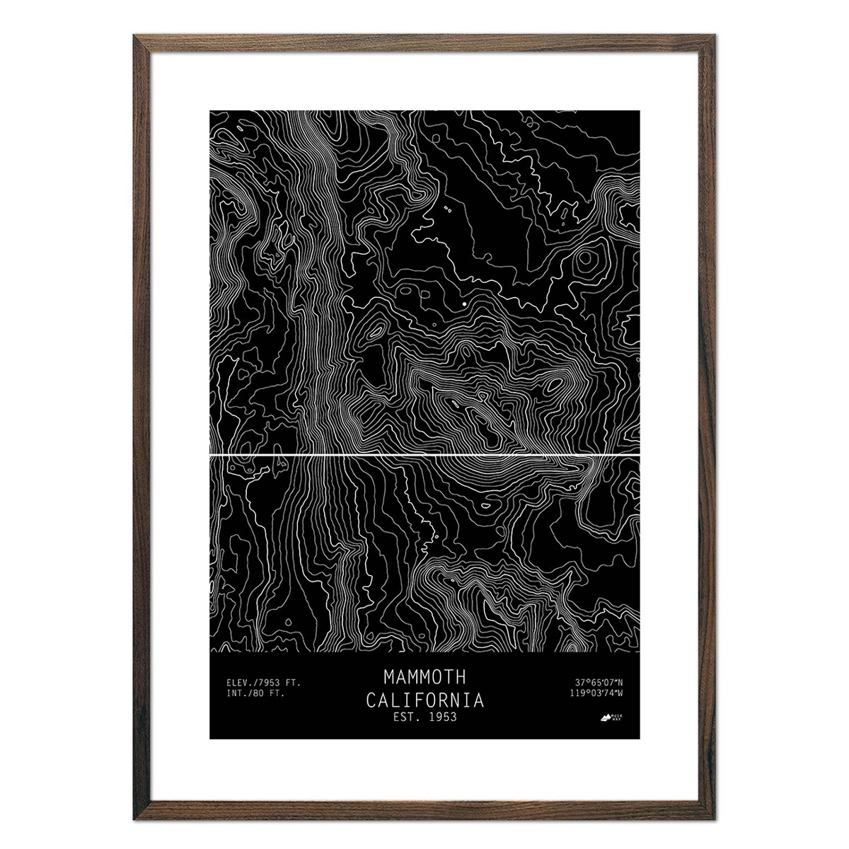 Mammoth, California - No Frame - North Drinkware