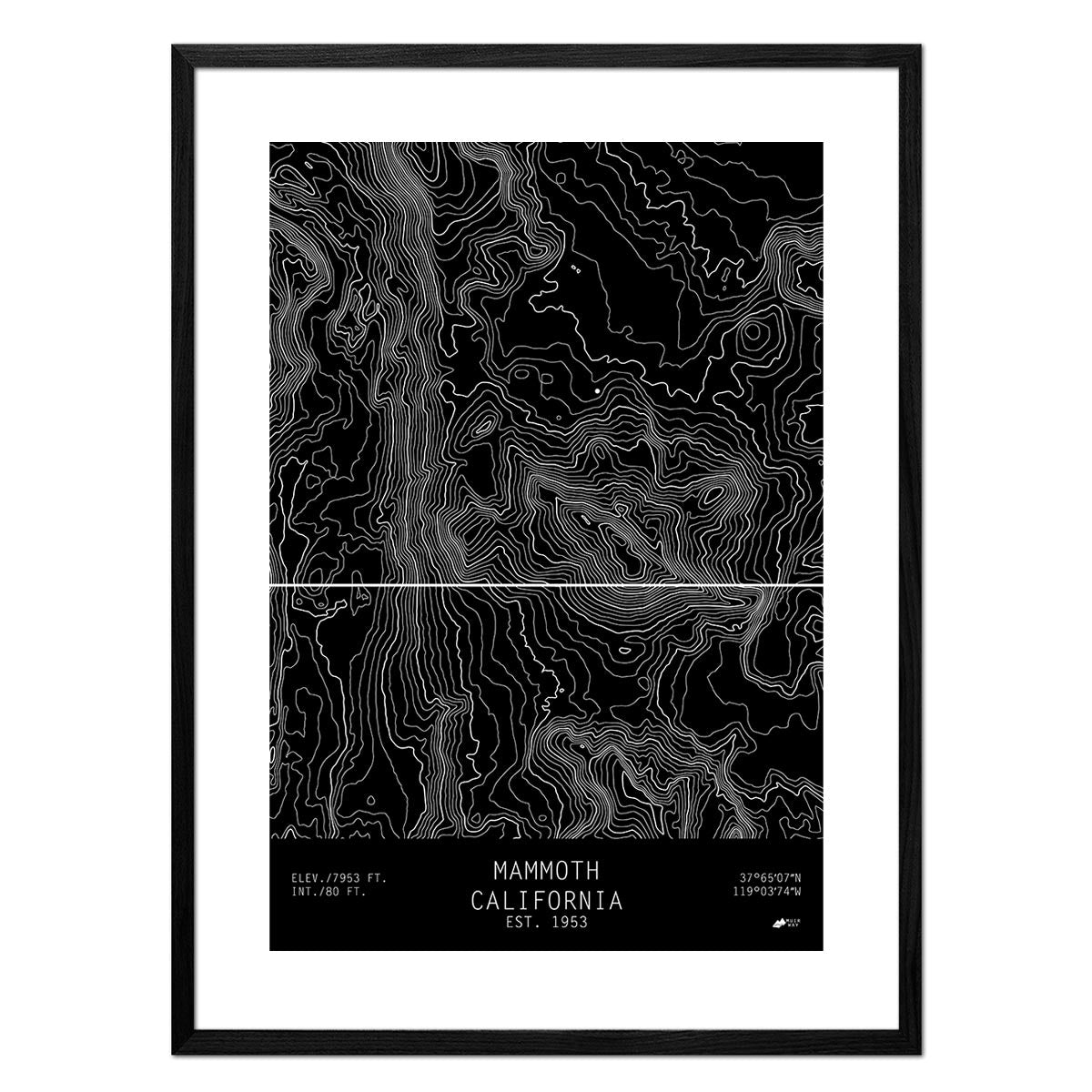 Mammoth, California - No Frame - North Drinkware