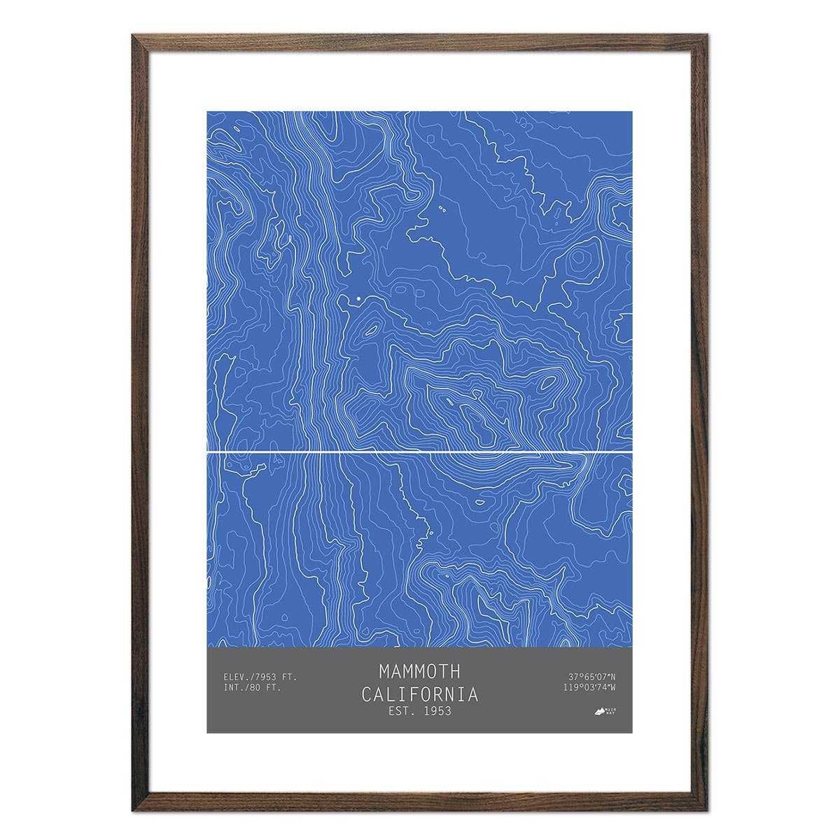 Mammoth, California - No Frame - North Drinkware