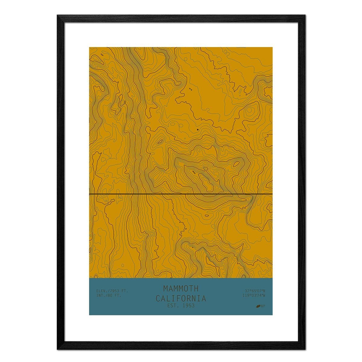 Mammoth, California - No Frame - North Drinkware