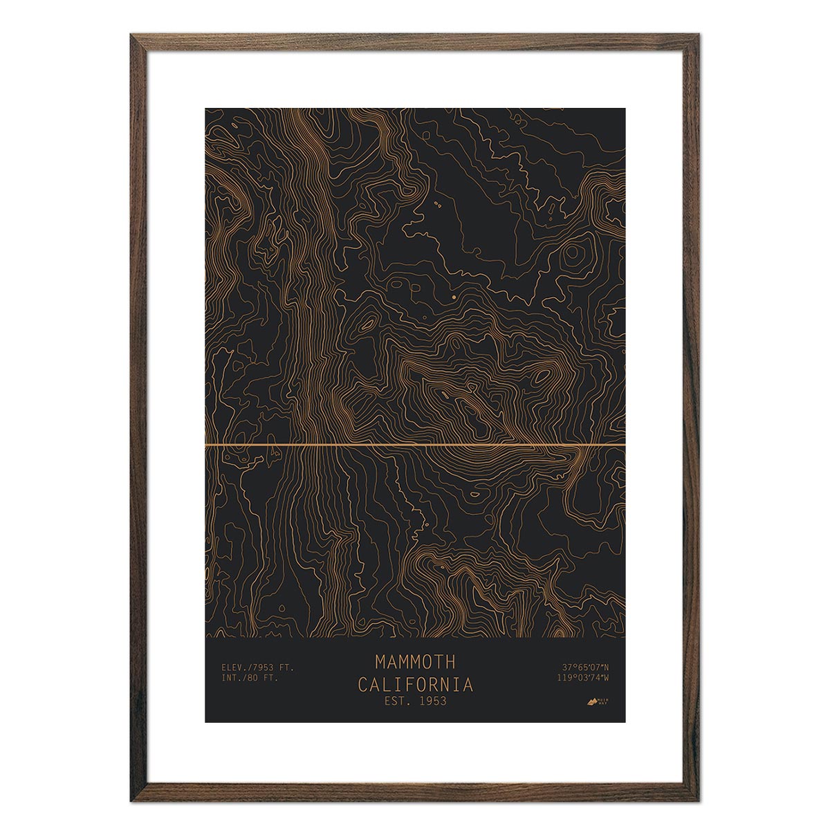 Mammoth, California - No Frame - North Drinkware