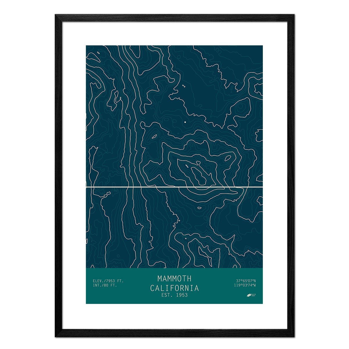 Mammoth, California - No Frame - North Drinkware