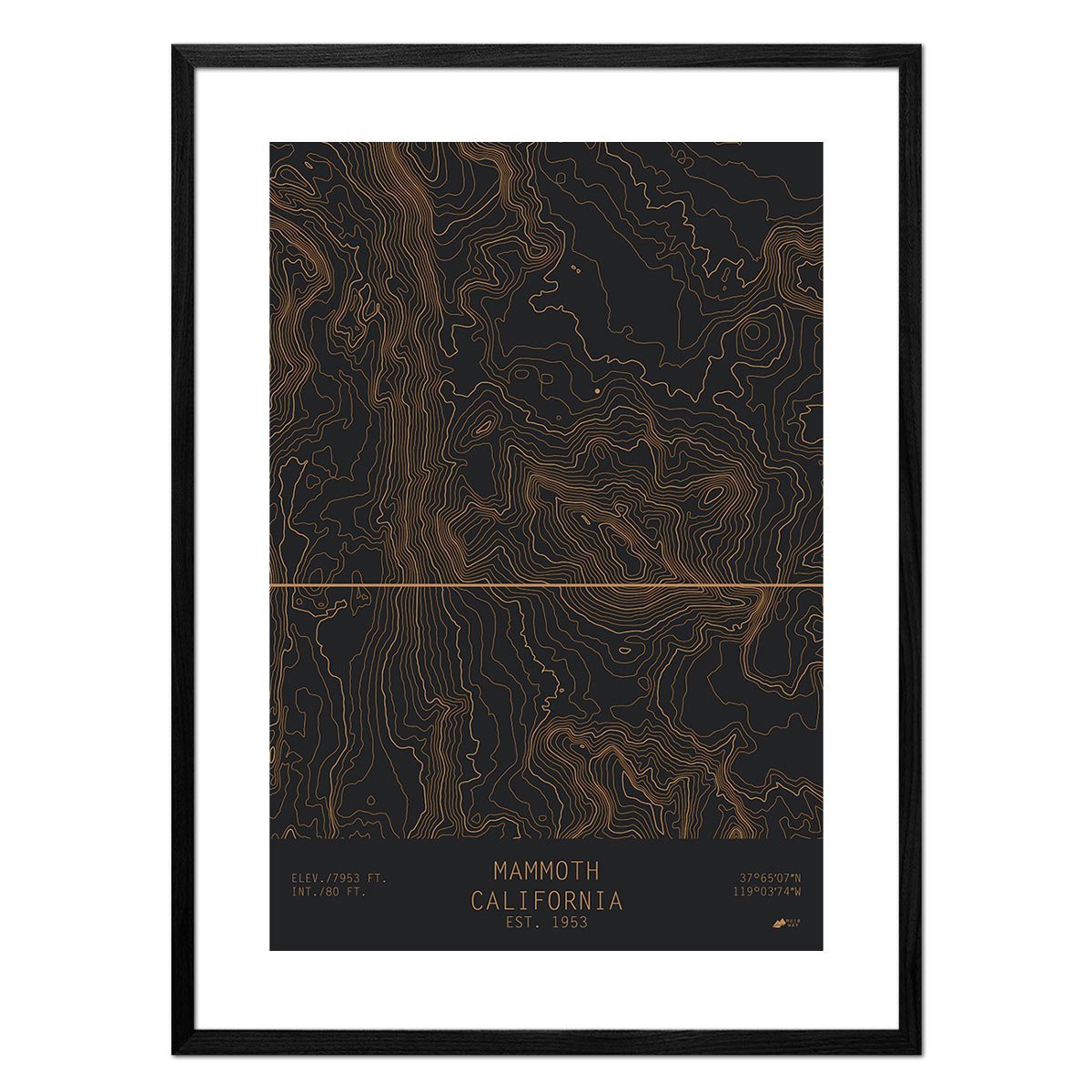 Mammoth, California - No Frame - North Drinkware