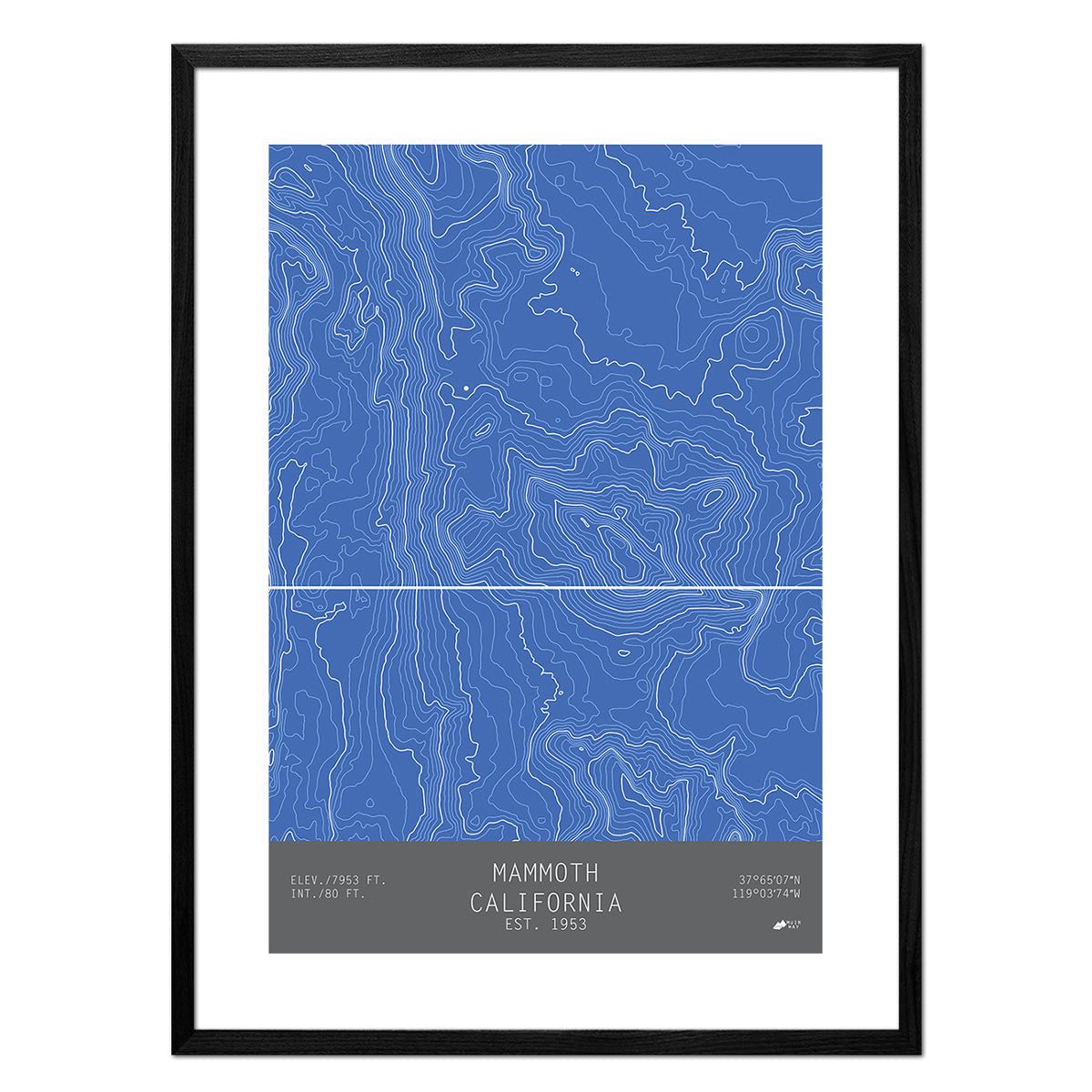 Mammoth, California - No Frame - North Drinkware