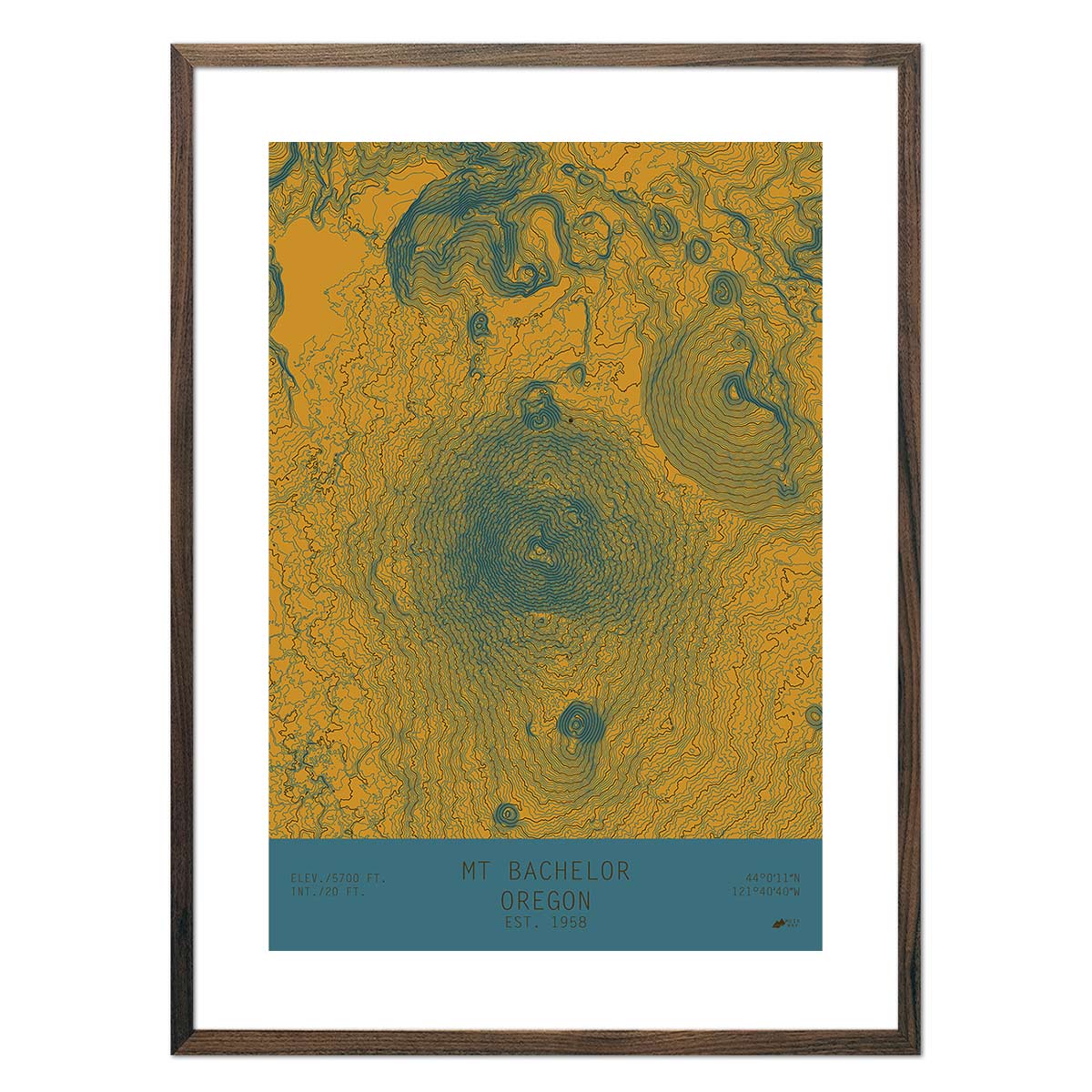 Mount Bachelor, Oregon - No Frame - North Drinkware