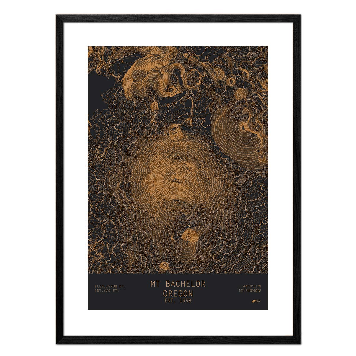 Mount Bachelor, Oregon - No Frame - North Drinkware
