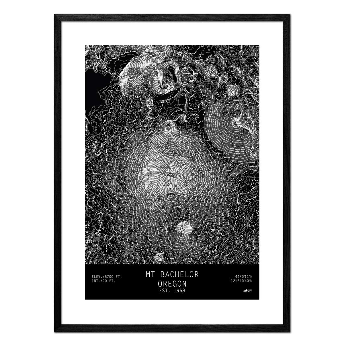 Mount Bachelor, Oregon - No Frame - North Drinkware