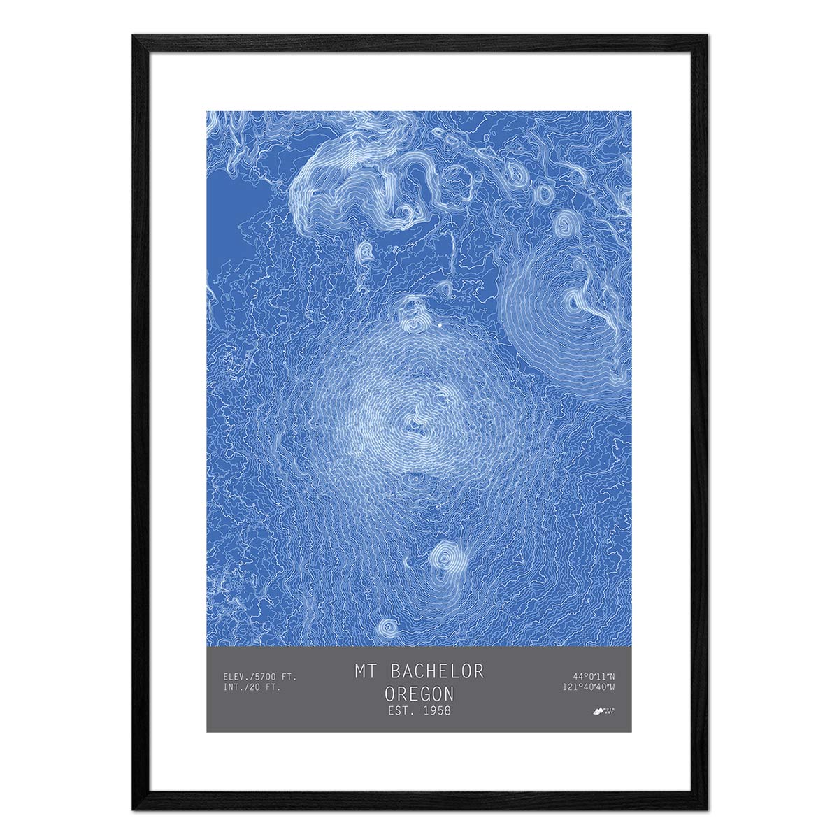 Mount Bachelor, Oregon - No Frame - North Drinkware