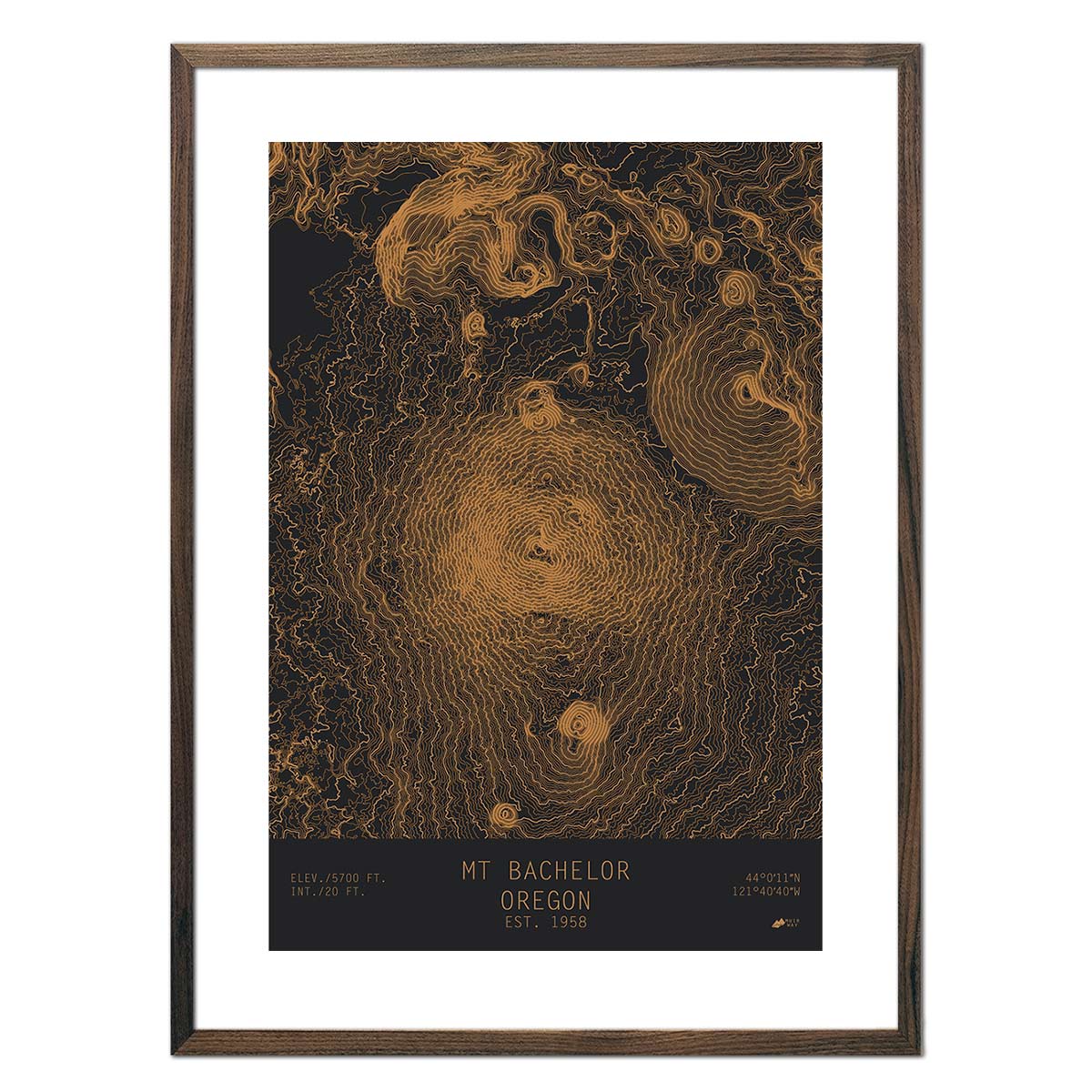 Mount Bachelor, Oregon - No Frame - North Drinkware