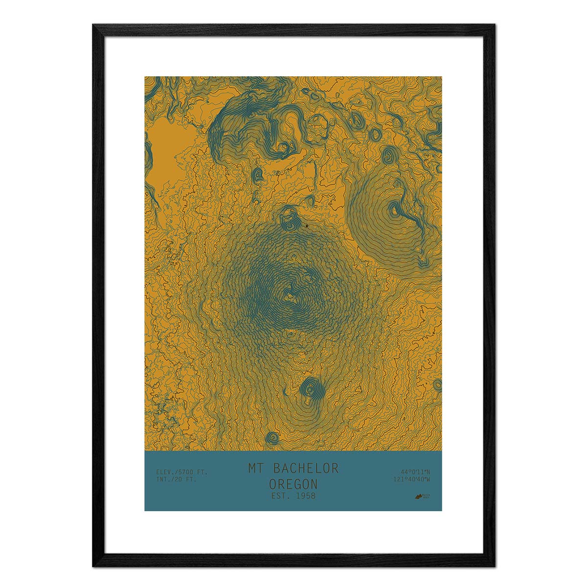 Mount Bachelor, Oregon - No Frame - North Drinkware