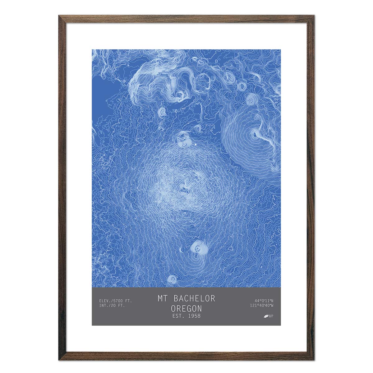 Mount Bachelor, Oregon - No Frame - North Drinkware