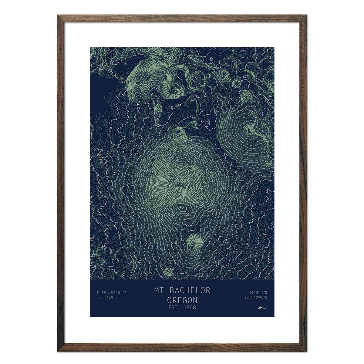 Mount Bachelor, Oregon - No Frame - North Drinkware