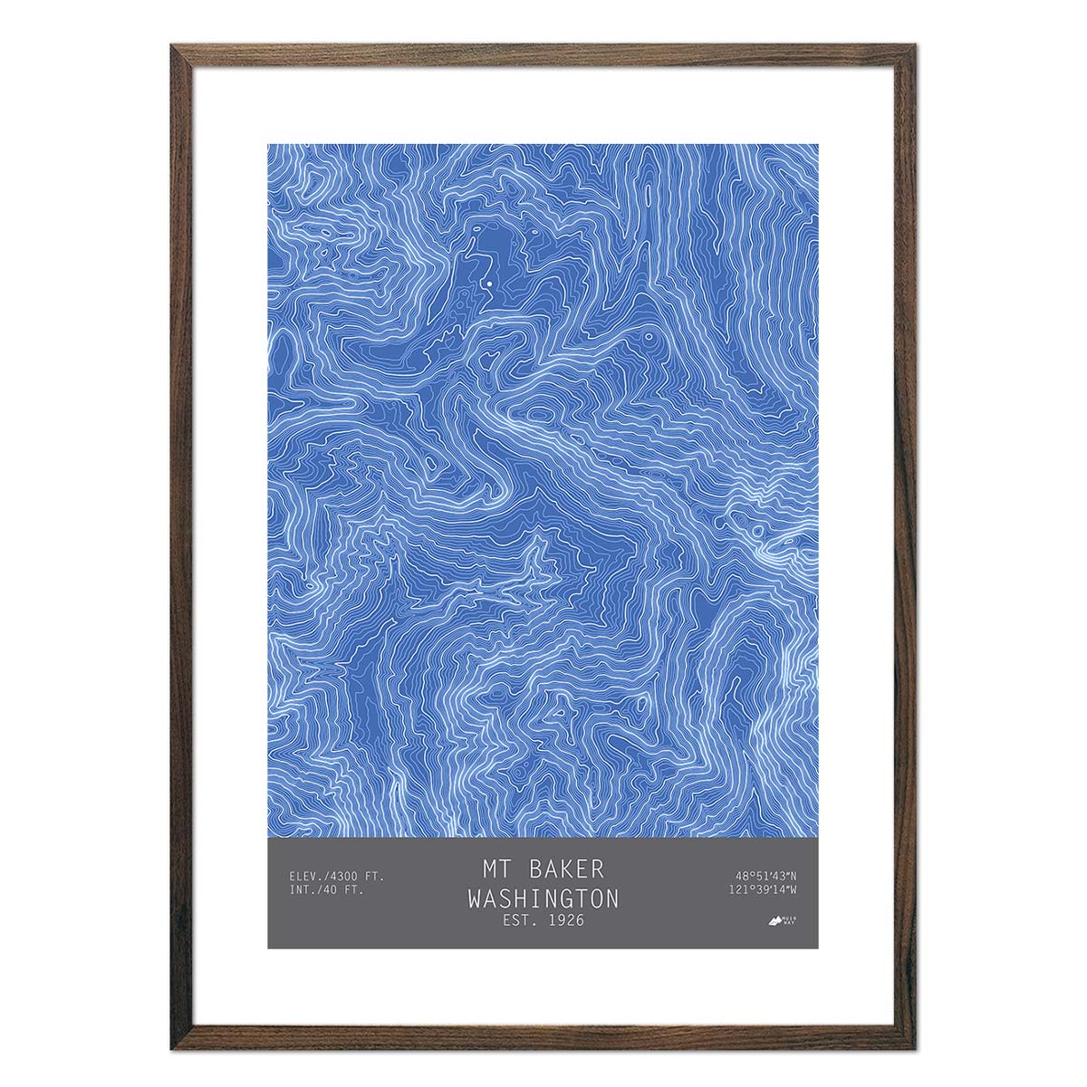 Mount Baker, Washington - No Frame - North Drinkware