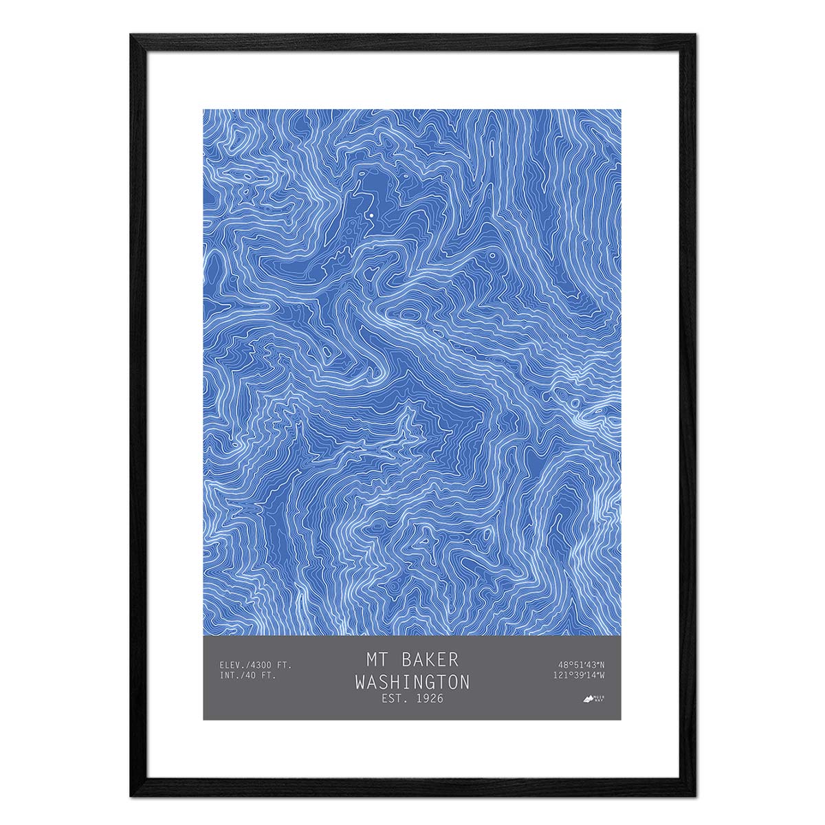 Mount Baker, Washington - No Frame - North Drinkware