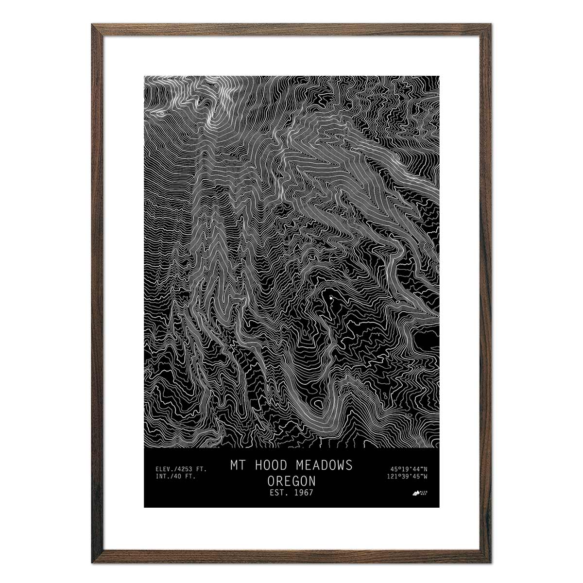 Mount Hood Meadows, Oregon - No Frame - North Drinkware