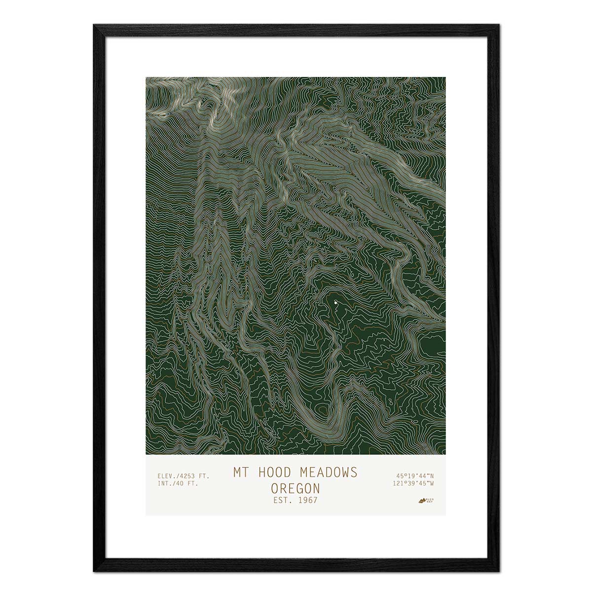 Mount Hood Meadows, Oregon - No Frame - North Drinkware