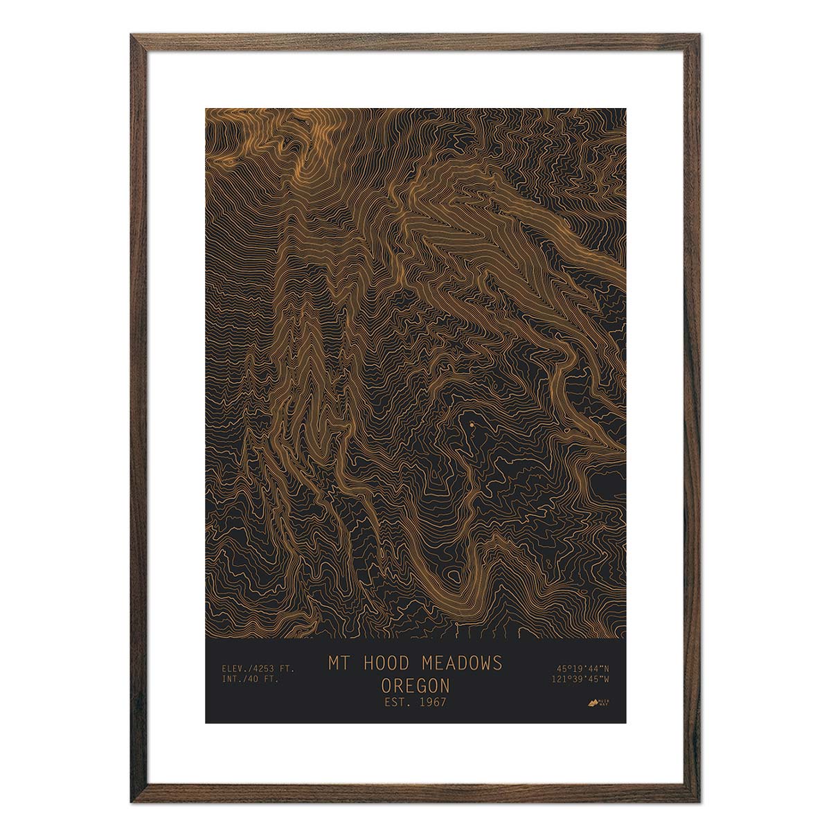 Mount Hood Meadows, Oregon - No Frame - North Drinkware