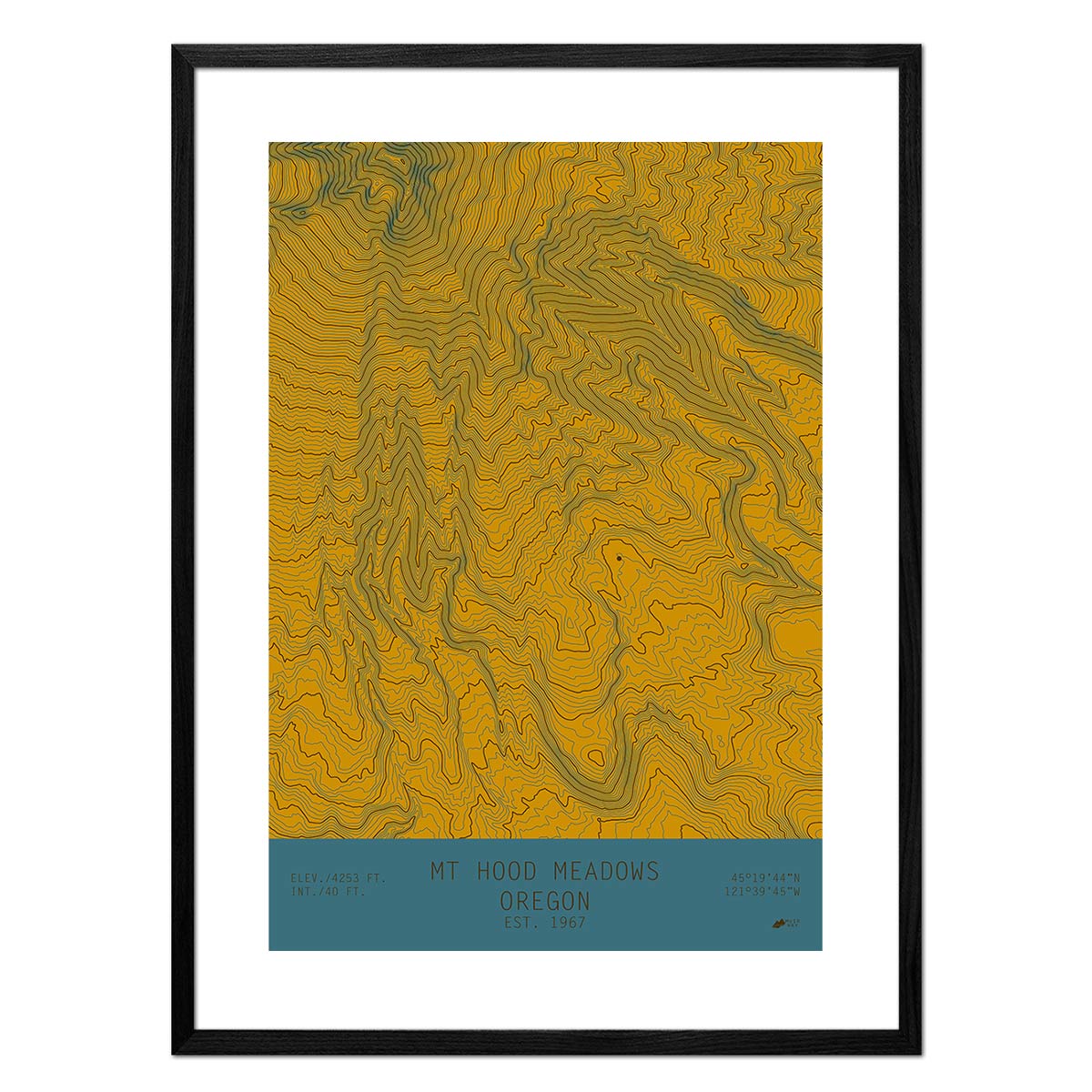 Mount Hood Meadows, Oregon - No Frame - North Drinkware