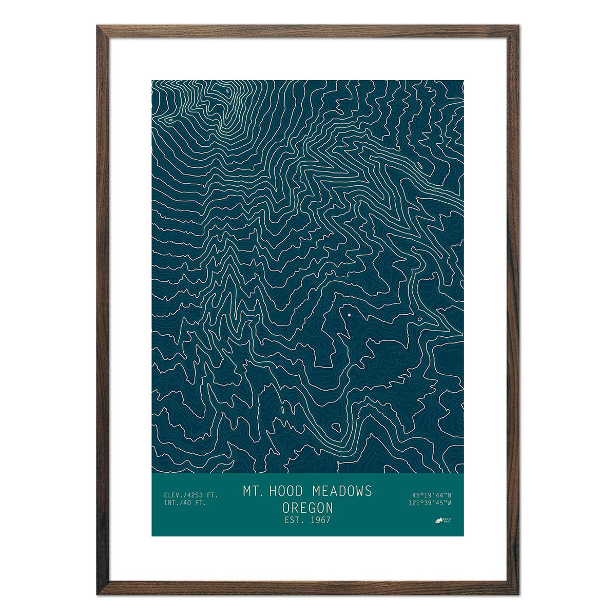 Mount Hood Meadows, Oregon - No Frame - North Drinkware